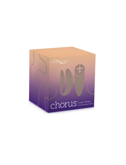 Сенсорный вибромассажер для пар We-Vibe Chorus Purple, Расцветка: Фиолетовый , изображение 2