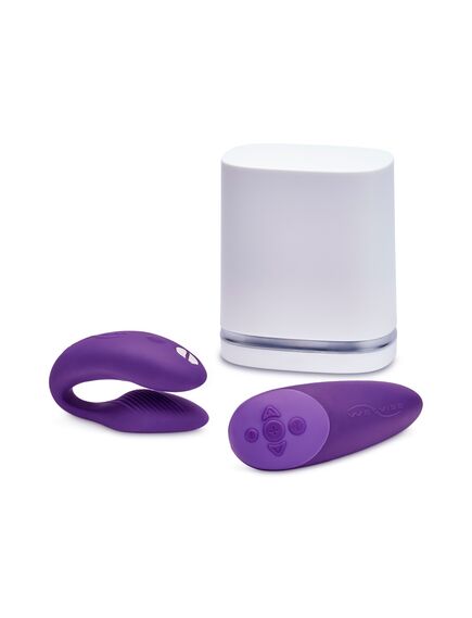 Сенсорный вибромассажер для пар We-Vibe Chorus Purple, Расцветка: Фиолетовый , изображение 10
