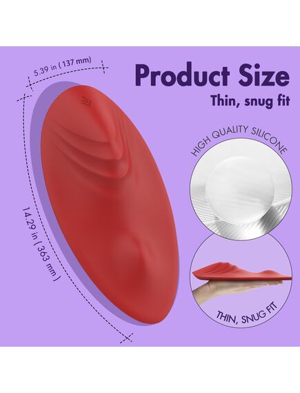 Вибрирующая подушка Lovepad серого цвета , изображение 5