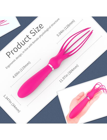 Двусторонний вибромассажер "Squid" , изображение 2