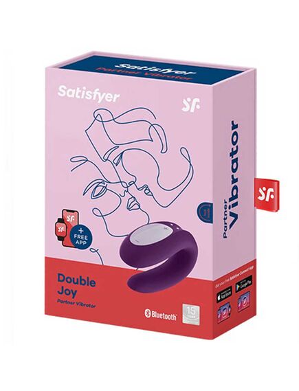 Парный вибратор Satisfyer Double Joy с приложением , изображение 2