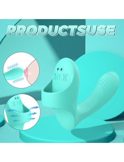 Насадка на палец с вибрацией "Dakki" , изображение 3