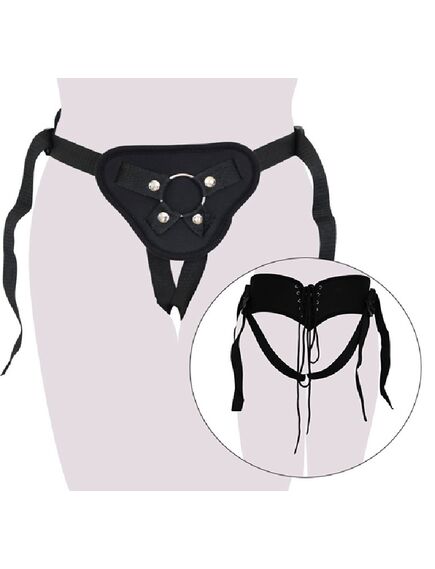 Трусики для страпона StrapON с кольцом и корсетом 