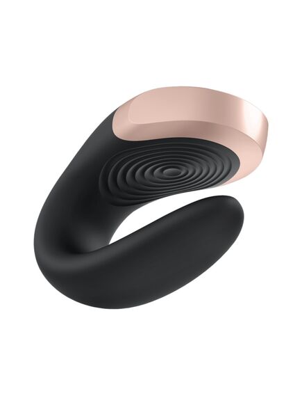 Парный вибратор Satisfyer Double Love с возможностью управления через пульт и приложение (черный) , изображение 4