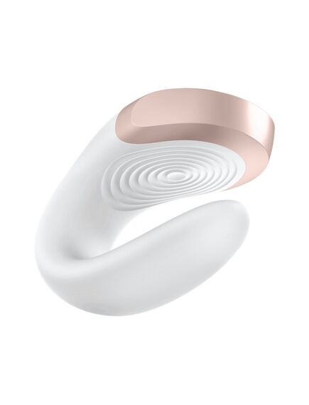 Парный вибратор Satisfyer Double Love с возможностью управления через пульт и приложение (белый) , изображение 6