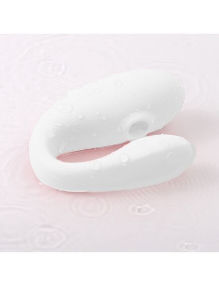 Парный вибратор с управлением через телефон и вакуумной стимуляцией "Eden" 