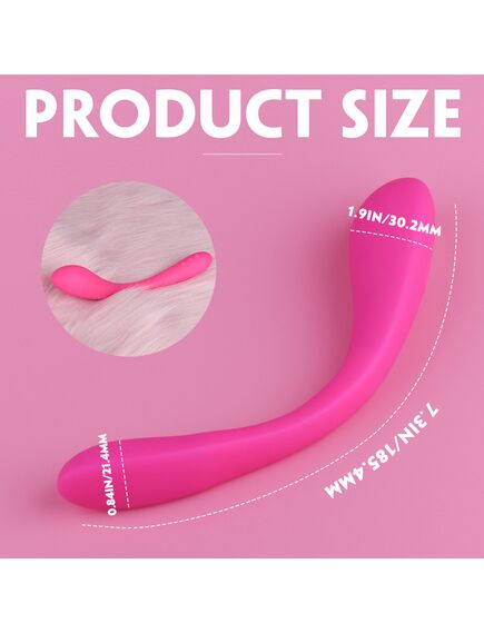 Универсальный гнущийся парный вибратор "Clare" , изображение 4