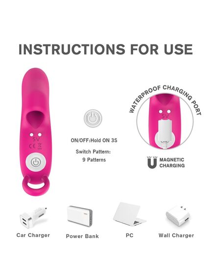 Насадка на палец с вибрацией OMG , изображение 4