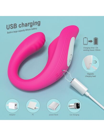 Регулируемый вибратор Ribbon Pro с пультом , изображение 2