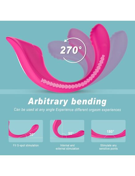 Регулируемый вибратор Ribbon Pro с пультом , изображение 3