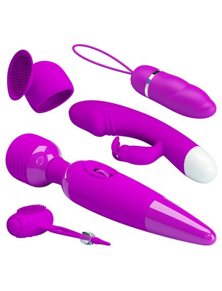 Набор игрушек для пар 5 предметов Purple Desire , изображение 3