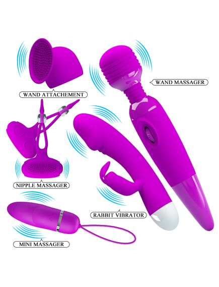 Набор игрушек для пар 5 предметов Purple Desire , изображение 5