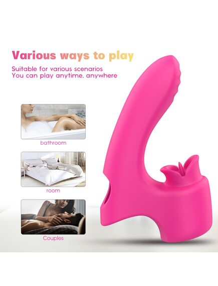 Насадка на палец с вибрацией для стимуляции точки "G" и клитора "Devil's Kiss" , изображение 8