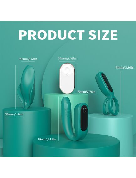 Набор секс-игрушек The Love Kit Green , изображение 6