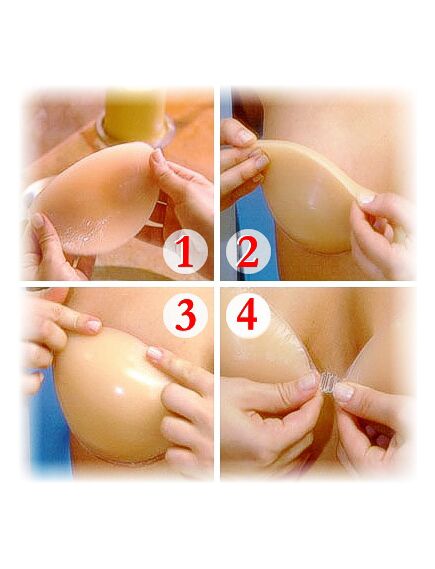 Бюстгальтер-невидимка силиконовый "UnBra", размер А , изображение 4