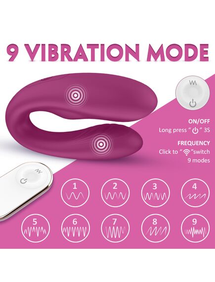 Парный вибратор Viviana-RCT с пультом , изображение 3