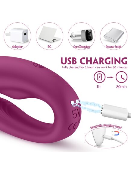 Парный вибратор Viviana-RCT с пультом , изображение 4