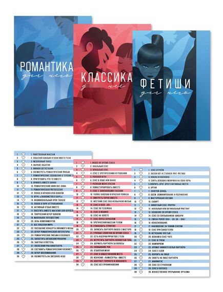 Настольная игра для пар «Тайные желания. Medium level», 90 карт, 6 листов, 18+ , изображение 3