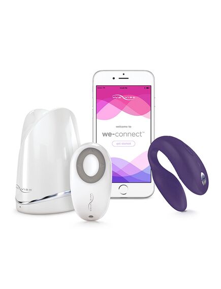 Вибромассажер для пар We-Vibe Sync Purple , изображение 2