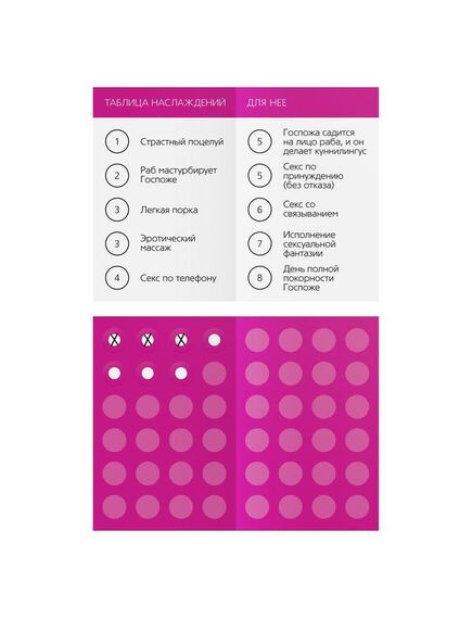 Игра для двоих «Ты мне/я тебе. BDSM», 3 в 1 (40 карт, наклейки, 2 книжки) , изображение 5