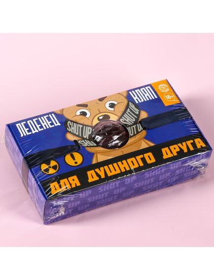 Леденец «Для душного друга» кляп, вкус: клубника со сливками, 30 г. , изображение 5