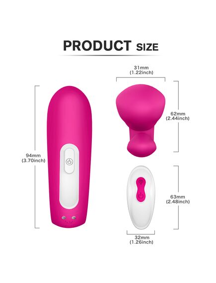 Вибратор для пар с пультом Д\У ENJOY-RCT , изображение 2