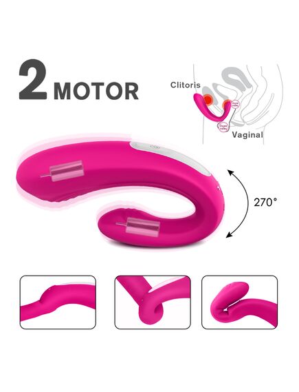 Вибратор для пар с пультом Д\У ENJOY-RCT , изображение 4