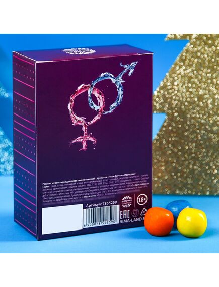 Жевательная резинка "Для защищённого нового года" в коробке, 60 г. , изображение 3