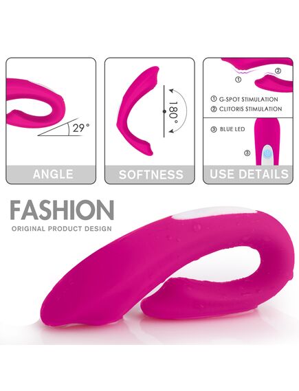 Вибратор для пар с пультом Д\У Wejoy-rct , изображение 3