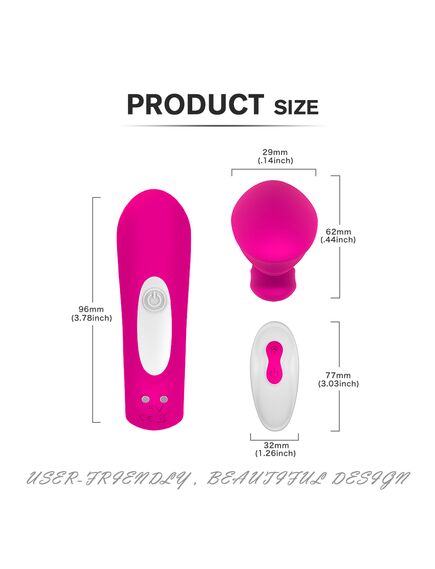 Вибратор для пар с пультом Д\У Wejoy-rct , изображение 4