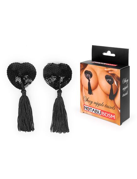 Пэстисы в виде сердечек черные , изображение 2