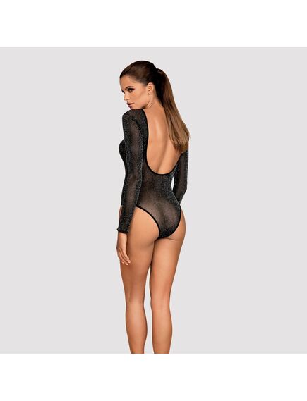 Сверкающий боди "B 123 teddy" L\XL, Выберите размер : L/XL , изображение 3