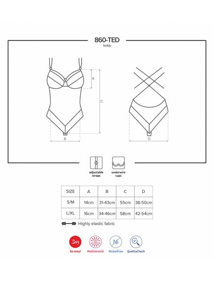 Боди "860-TED-2", S/M , изображение 2