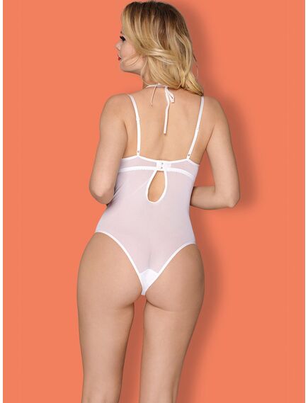 Hot Woman - Соблазнительное белоснежное боди, (L/XL) , изображение 2