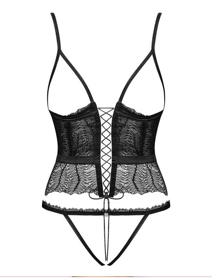 Откровенный корсет Obsessive ROMANESA CORSET (S/M), Выберите размер : S/M , изображение 3
