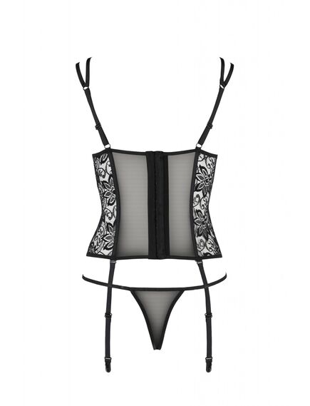 Корсет "Leticia" (S/M, Черный) , изображение 4