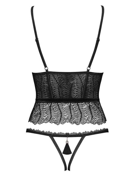 Откровенный корсет Obsessive ROMANESA CORSET (L/XL), Выберите размер : L/XL , изображение 4