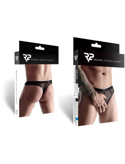 Стринги мужские черные из эластичной сетки (RFP collection) (L) , изображение 3