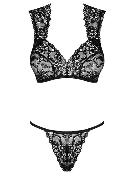 Соблазнительный комплект Obsessive ELISETTA SET (S/M), Выберите размер : S/M , изображение 3