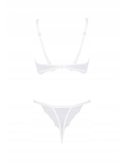 Bianelle белый кружевной комплект на косточках L / XL , изображение 5