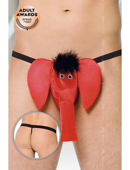 СТРИНГИ МУЖСКИЕ СЛОН SOFTLINE COLLECTION КРАСНЫЙ S/L 