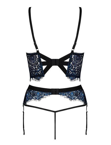 Сексуальный комплект с поясом Obsessive YASSMYNE SET (S/M) , изображение 4