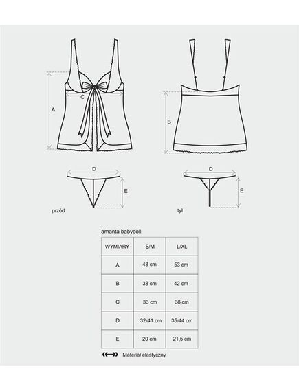 Amanta babydoll & babydoll (S/M), Выберите размер : S/M , изображение 2