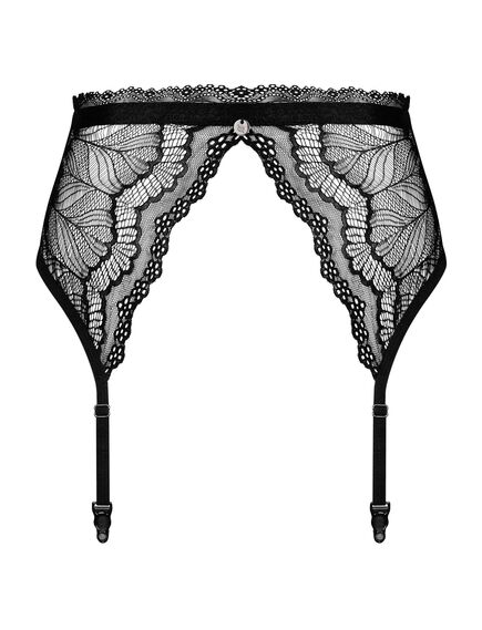 Кружевной пояс для чулок Obsessive Isabellia L / XL , изображение 4