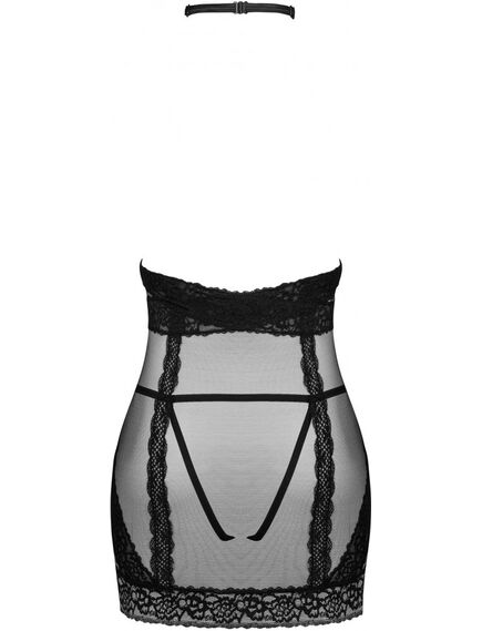 Сорочка Obsessive Lacrisia Chemise (XS/S), Выберите размер : XS/S , изображение 6
