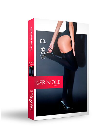 Плотные черные чулки (Sense) S/M , изображение 4