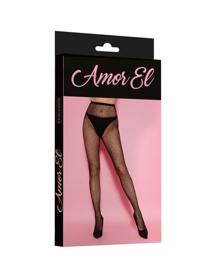 Колготы c рисунком в горошек Amor EL (S-L) , изображение 3