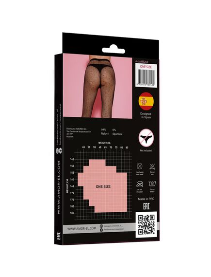 Колготы c рисунком в горошек Amor EL (S-L) , изображение 4