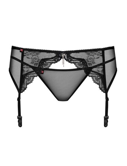 Пояс для чулок "Charms" Black, XXL, Выберите размер : XXL , изображение 4