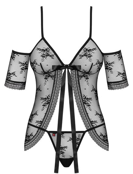 Бэби-долл с трусиками Obsessive JENNIFAIRY BABYDOLL (S/M), Выберите размер : S/M , изображение 3